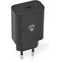 Nedis Quick Charger 32W 1.5/ 2.0/ 2.5/ 3.0 A Outp: 1 USB-C Auto Voltage Select