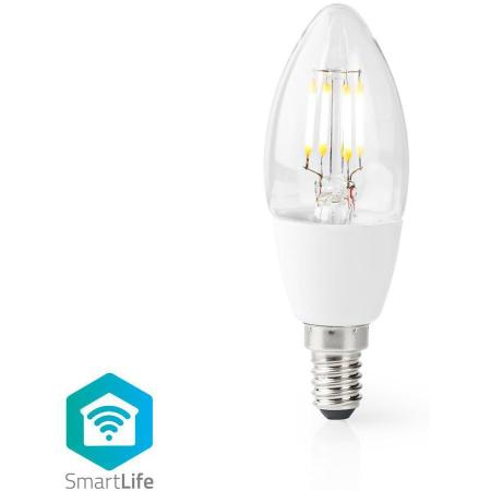 Nedis Smartlife LED Filament Bulb WiFi E14 400 LM 5 W Warm White 2700 K