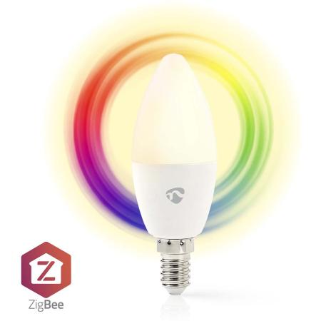 Nedis Smartlife RGB Lamp Zigbee 3.0 E14 470 LM 4.9WRGB/ White 2200 6500 K