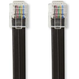 Nedis Telecom Cable RJ12 Male RJ12 Male 1 M Cable Design: Flat Kabeltype: RJ12