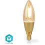 Nedis Smartlife LED Filament Bulb WiFi E14 470 LM 4.9 W Warm White 1800 3000 K