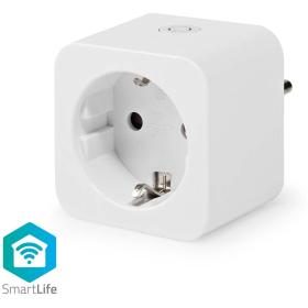 Nedis Smartlife Plug WiFi Power Meter 3680 W Type F 0-55 °C Android / iOS