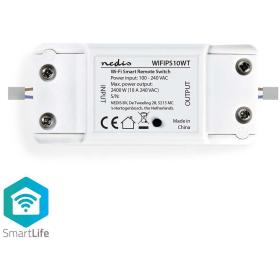 Nedis Smartlife Switch WiFi 2400 W Terminal Block App Available For: Android/iOS