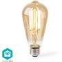 Nedis Smartlife LED Filament Bulb WiFi E27 806 LM 7W Warm White 1800 3000 K ST64