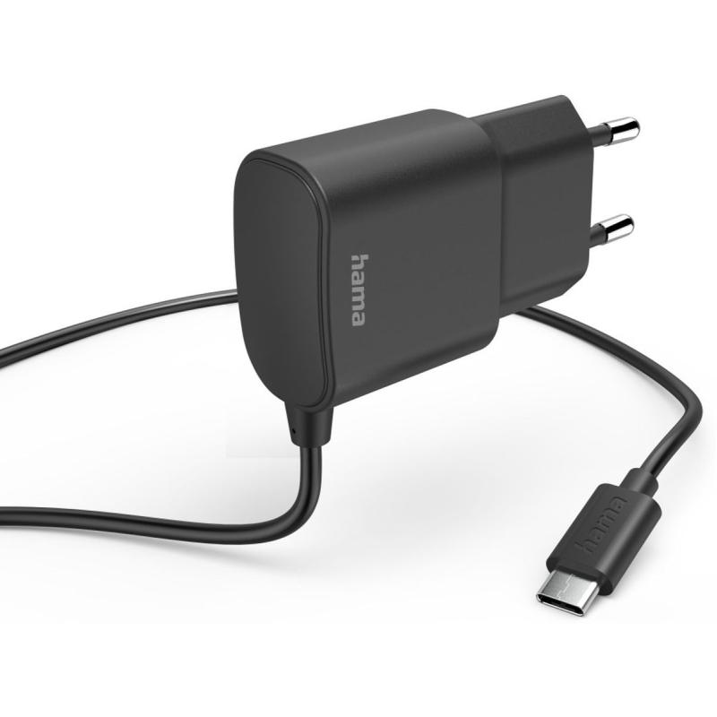 Hama Charger USB-C 12W Black