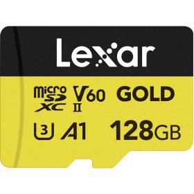 Lexar MicroSDXC Gold Series UHS-II 128GB V60