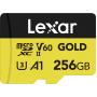 Lexar MicroSDXC Gold Series UHS-II 256GB V60