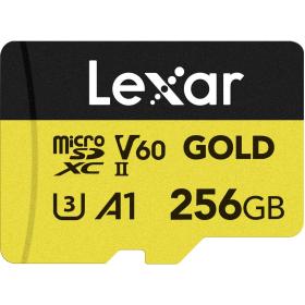 Lexar MicroSDXC Gold Series UHS-II 256GB V60