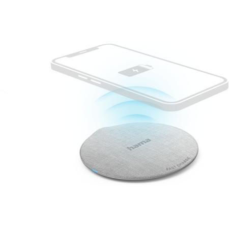 Hama Wireless Charger FC10 Metal Creme-White