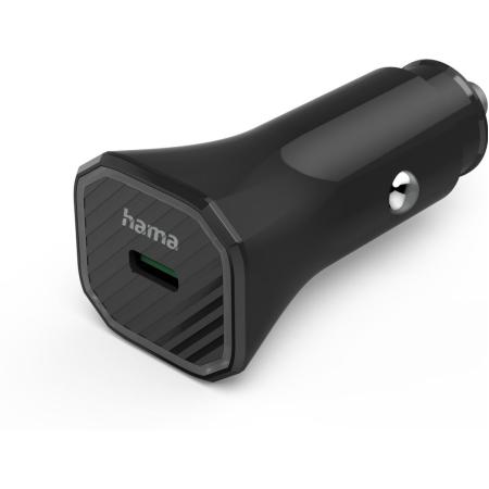 Hama Eco Friendly Auto-Charger USB-C Power Delivery/Qualcomm 3.0 25W Black