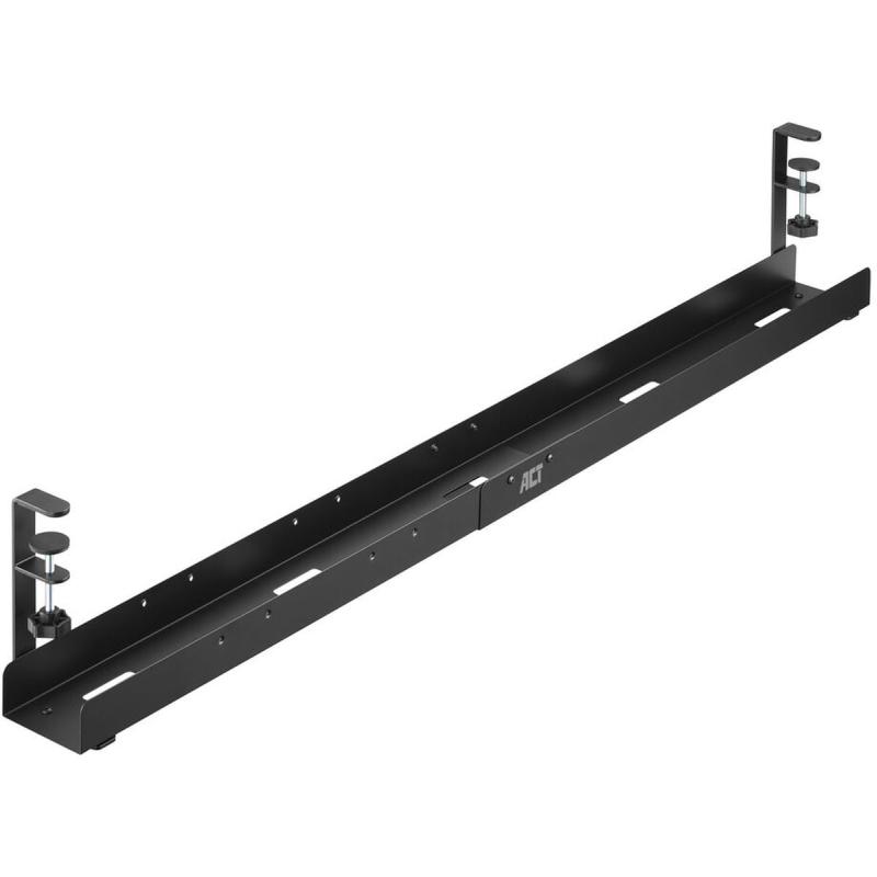 ACT Under Desk Extendable Cable Management Tray w/ Clamp Mount