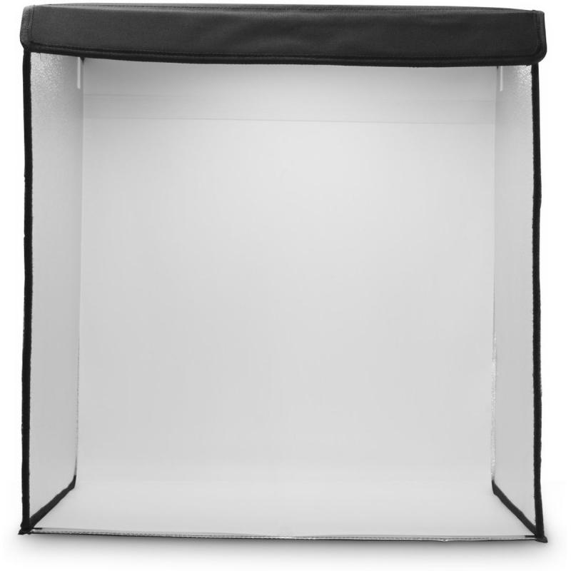 Hama Mobiel Mini-Fotostudio Togo Vouwbare Fotobox w/ LED-Ringlamp 50x50cm