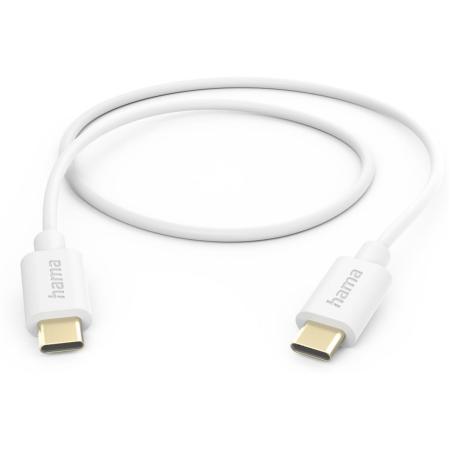 Hama Charging Cable USB-C - USB-C 1 M White