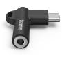 Hama Aux-Adapter USB-C-3.5mm Jack Connection 90 Hoekstekker Black