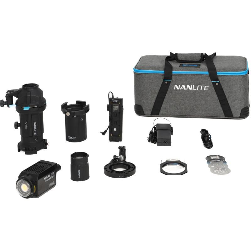 Nanlite Forza 60B II Bi-Colour LED Light (FM Mount) w/ Projector 19 &amp;amp; 36