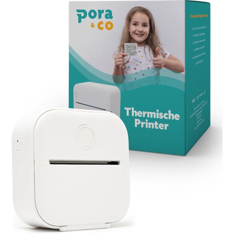 Pora&amp;Co Mini Fotoprinter Thermisch For Smartphone