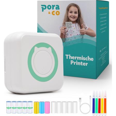 Pora&amp;Co Mini Printer For Mobiel Green