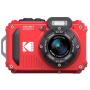 Kodak Waterproof WPZ2 Red 4X Zoom WiFi + Extra Battery + 16GB