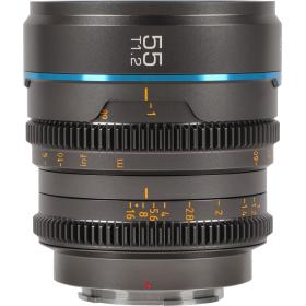 Sirui Nightwalker Series 55mm T1.2 S35 M-Focus Cine Lens L-Mount Grey