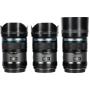 Sirui Sniper 23+33+56mm f/1.2 Apsc A-Focus Lens Kit E-Mount Black Carbon Fiber