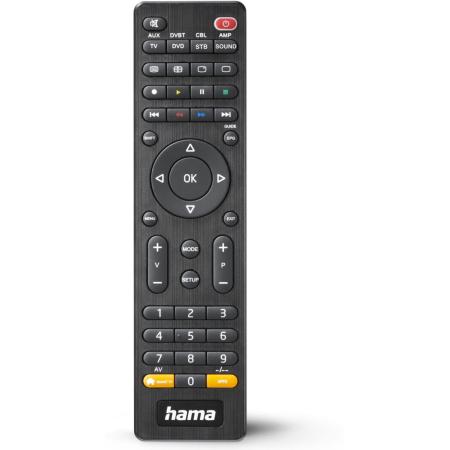 Hama Universal TV-Remote Control Infra-Red For 8 Devices w/ App-Key