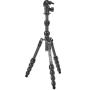 3 Legged Thing Pro 2.0 Leo Carbon Tripod &amp;amp; AirHed Pro LV Black Darkness