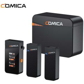 Comica 2.4G Mini Wireless Microphone - 2 Zenders + Laadcase Vimo C3 (COM-VC3)