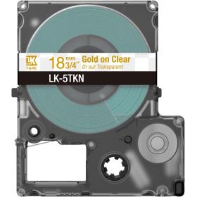 Epson Metallic Clear/Gold 18mm LK-5TKN