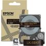 Epson Metallic Black/Gold 18mm LK-5BKP