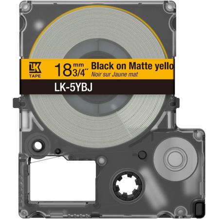 Epson Matte Yellow/Black 18mm LK-5YBJ