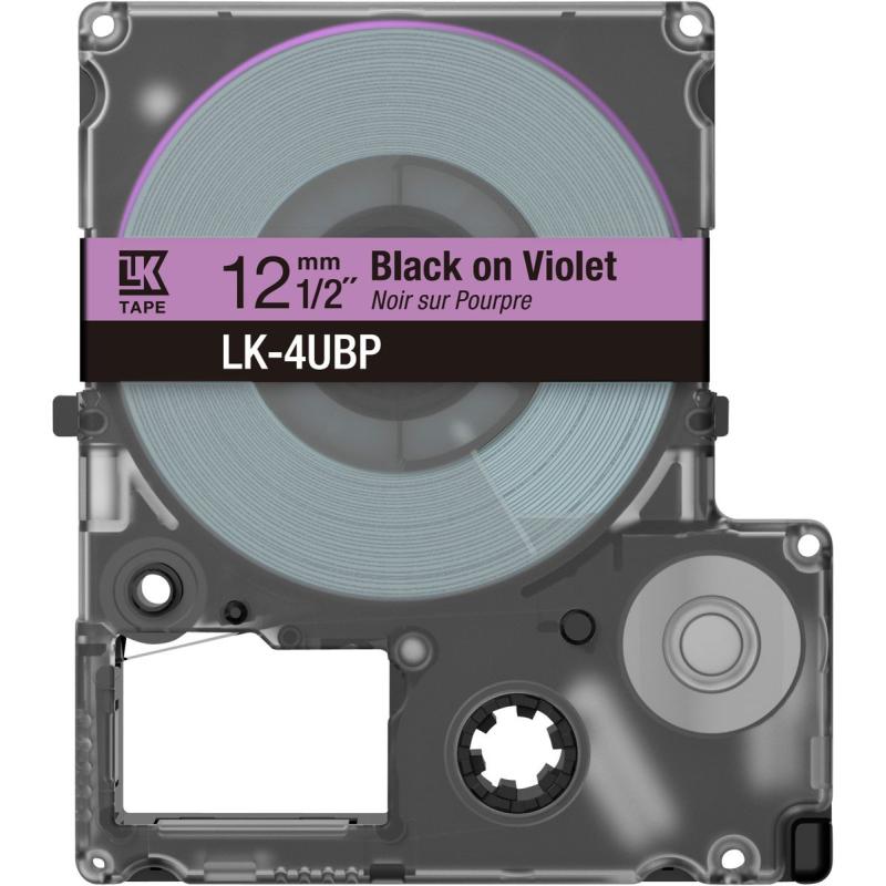 Epson Purple/Black 12mm LK-4UBP