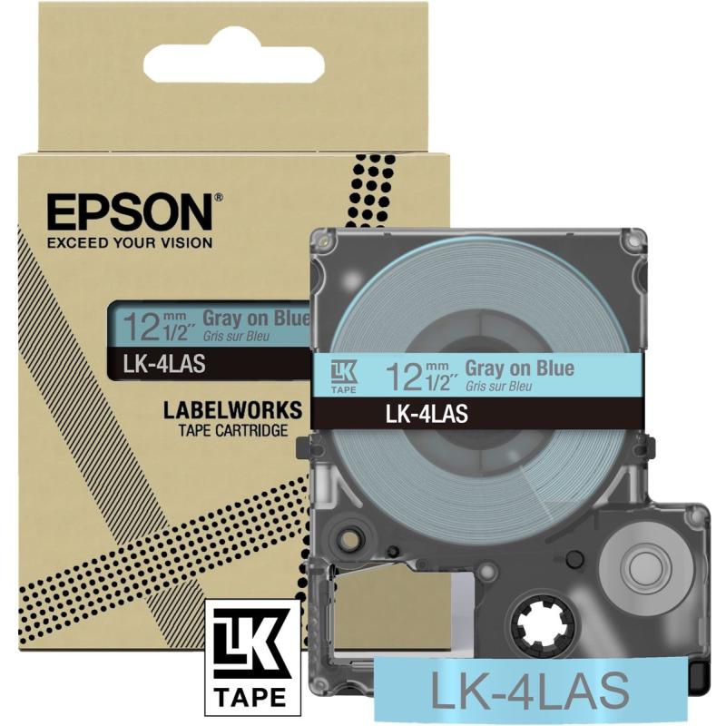 Epson Soft Blue/Grey 12mm LK-4LAS