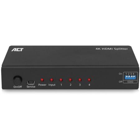 ACT 4K HDMI Splitter 1 In 4 Out Edid Support