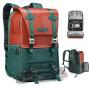 K&amp;F Concept Beta Backpack w/ Leder-Look Green-Red