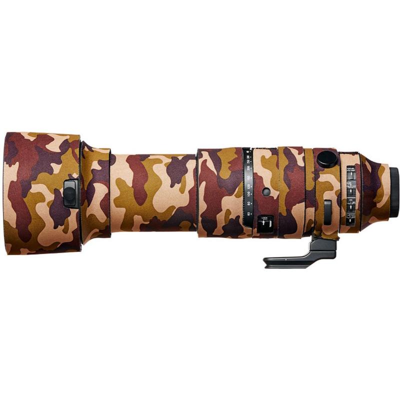 easyCover Lens Oak For Sigma 60-600mm f/4.5-6.3 DG OS HSM Brown Camouflage New