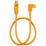 TetherTools TetherPro Right Angle USB-C To USB-C Pigtail 20 (50cm) Hi