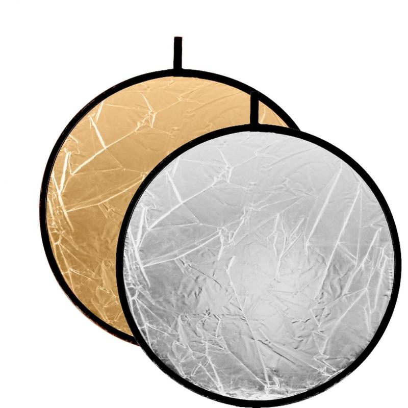 Caruba Reflection Screen 2-IN-1 Gold &amp;amp; Silver - 80cm