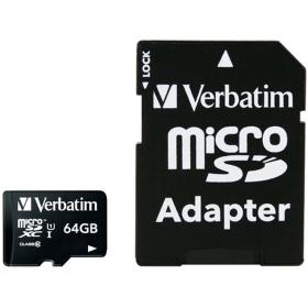 Verbatim Premium 600X MicroSDXC Memory Card 64GB