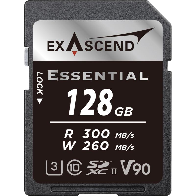 Exascend Essential UHS-II SD Card(V90) 128GB