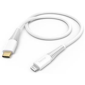 Hama Charging Cable USB-C - Lightning 1.5 M White