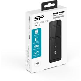 Silicon Power PX10 Ext SSD 512GB USB 3.2 Gen 2 Type-C (Black)