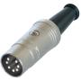 Neutrik Connector DIN Male Silver