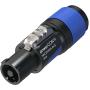 Neutrik Afsluitbare Kabelconnector Power-In Schroefklemmen Blue