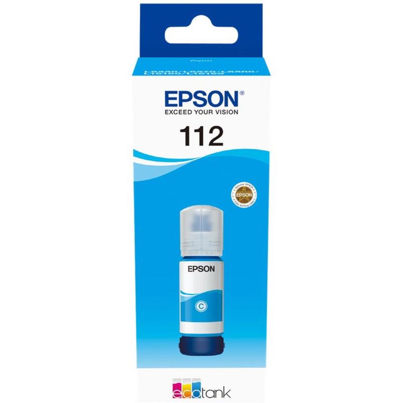 Epson EcoTank 112 70 ml Cyan Origineel Inktvulling For EcoTank