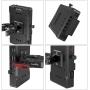 SmallRig Advanced V-Mount Battery Mount Plate w/ Dual 15mm Rod Clamp 3203B