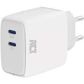 ACT USB-C Charger 65W 2-Port w/ Power Delivery PPS And Ganfast