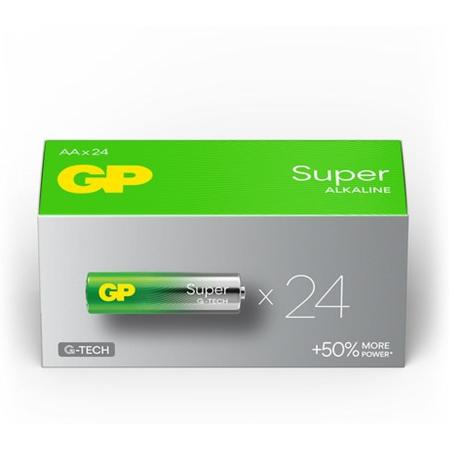 GP AA Battery GP Alkaline Super 1.5V 24 PCs