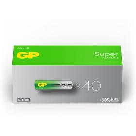 GP AA Battery GP Alkaline Super 1.5V 40 PCs