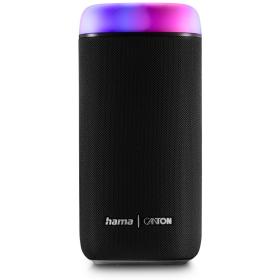 Hama Bluetooth-Loudspeaker Glow Pro Waterproof IPX4 5 Light-Modi 30W Black