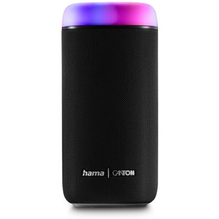 Hama Bluetooth-Loudspeaker Glow Pro Waterproof IPX4 5 Light-Modi 30W Black